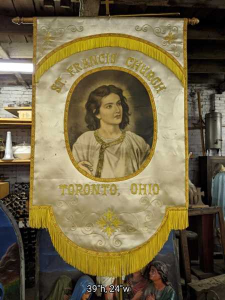 Saint-Francis-Church-Toronto-Ohio-Antique-Banner