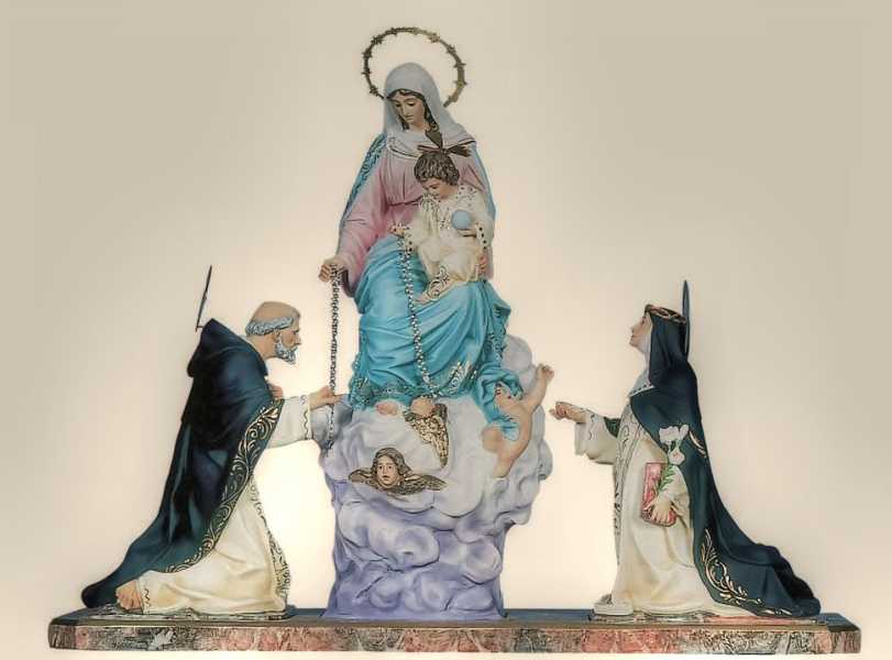 Virgin of the Rosary-Church-Statues