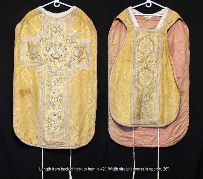 FIDDLEBACK-CHASUBLE-Pelican-in-Her-Piety-Priest-Vestments-Roman